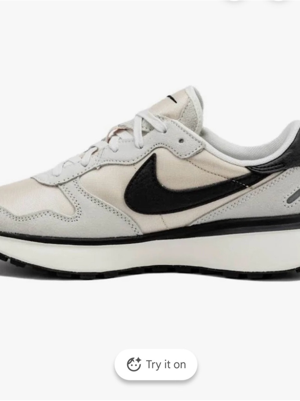 Nike Women's White and Black Low-Profile Retro Sneaker